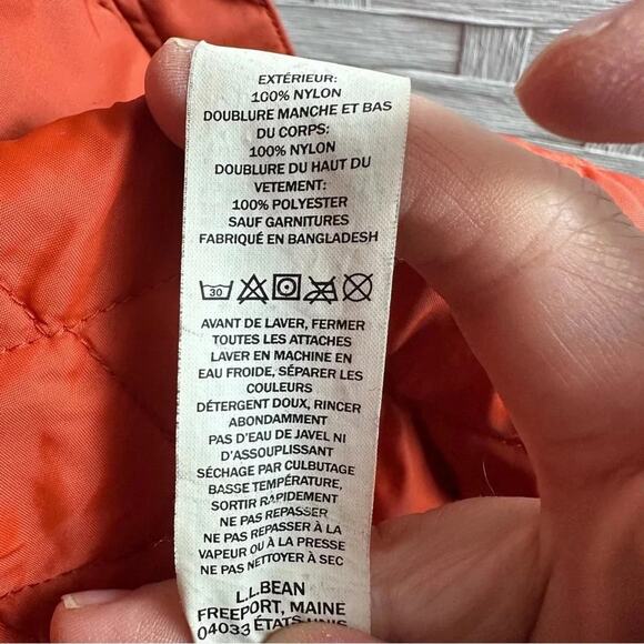 L.L. Bean Womens Winter Fleece Hooded Coat pockets rain snow resistant plus size - Picture 8 of 11